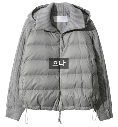 르캐시미어 (LE CASHMERE) Cashmere Puffer (Light Gray) D5UCW24001GYL