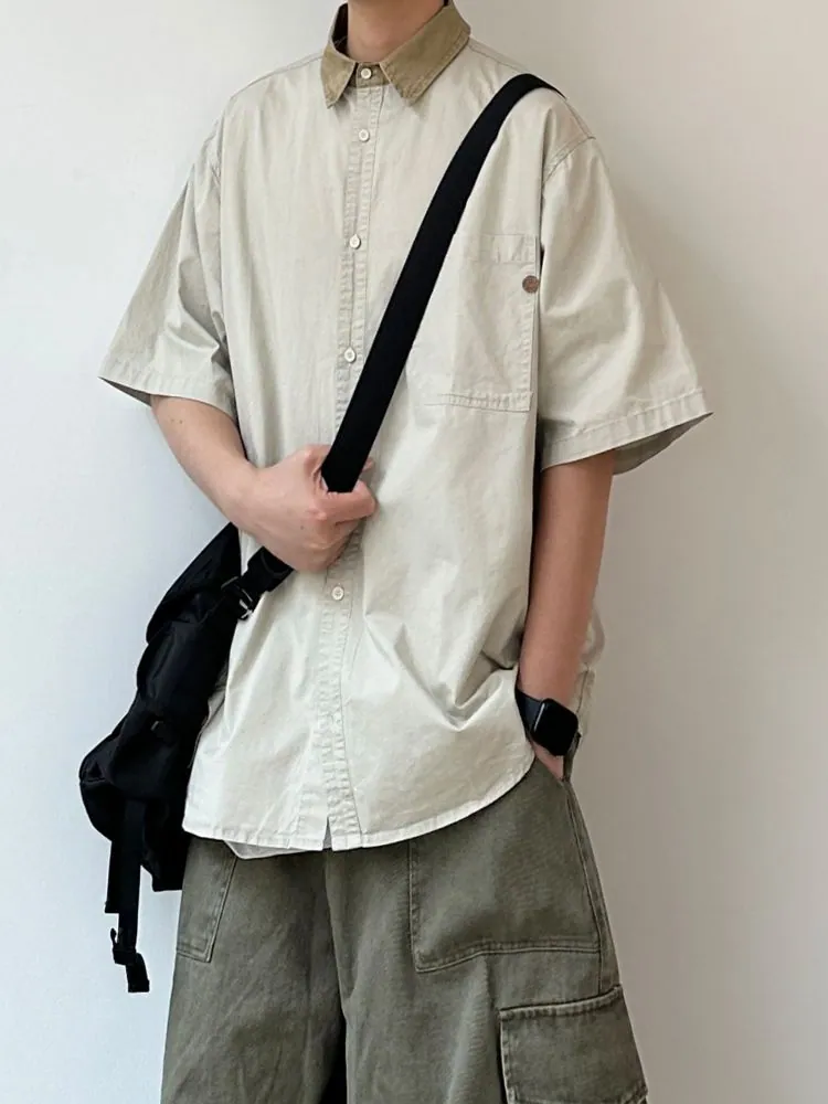 더스터프 (DUSTUFF) Drydock Pocket Shirt_Apricot