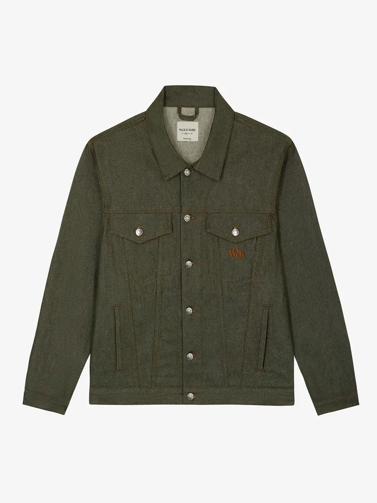 워크 인 파리 (Walk in Paris) La veste en denim brut vert (로 그린 데님 자켓)