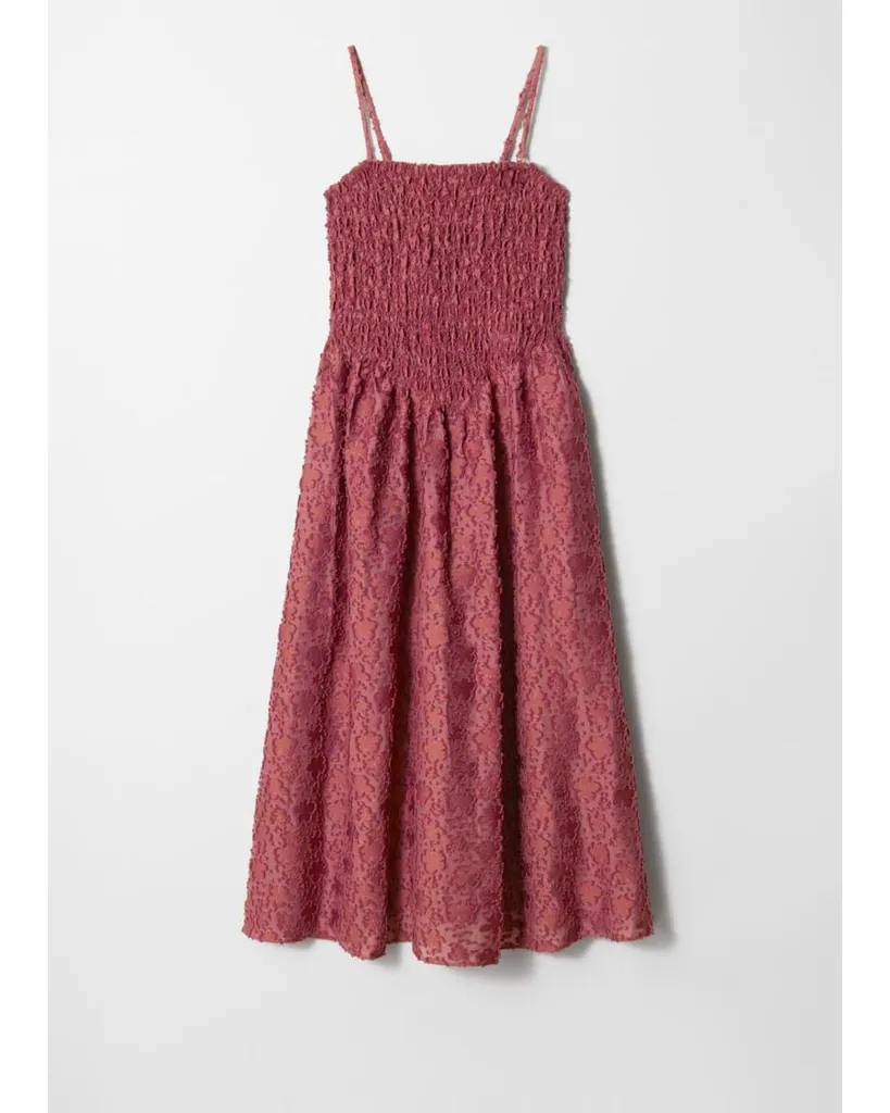 앤아더스토리즈 (& Other Stories) Smock Maxi Dress Dark Red (1270896004)