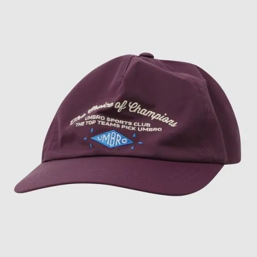 엄브로 (UMBRO) 레터 그래픽 반평챙캡 퍼플 UR123CCP31