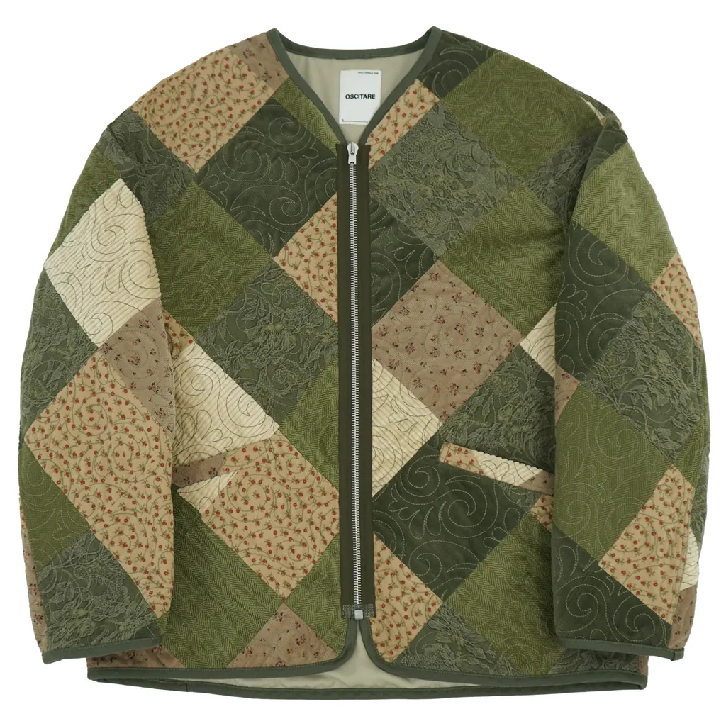 오시타레 (OSCITARE) Patchwork & Quilted liner JKT