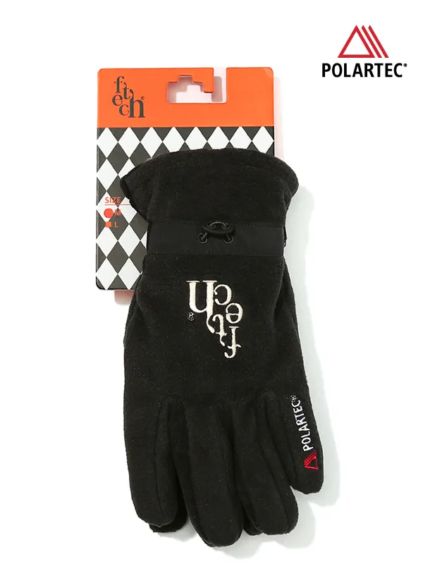 페치 (FETCH) POLARTEC LOGO GLOVE BLACK