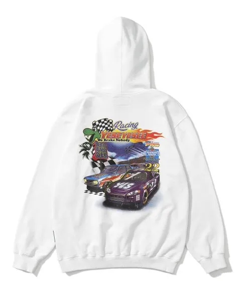 예스아이씨 (YESEYESEE) Racing 22 hoodie White