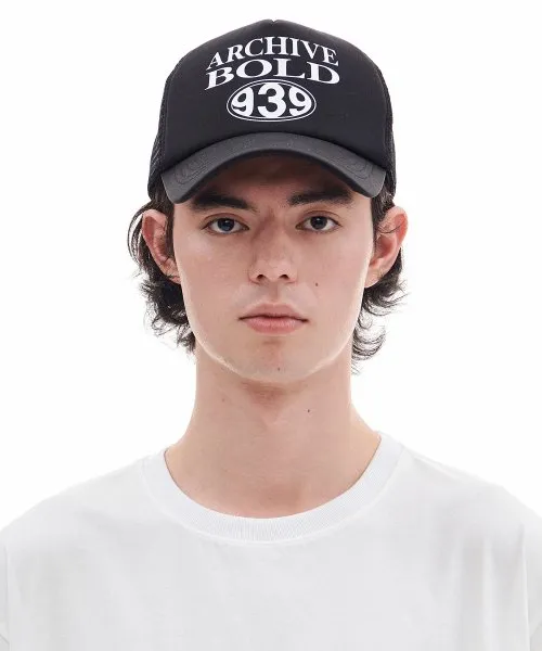 아카이브 볼드 (ARCHIVE BOLD) 939 TYPE O MESH CAP BLACK