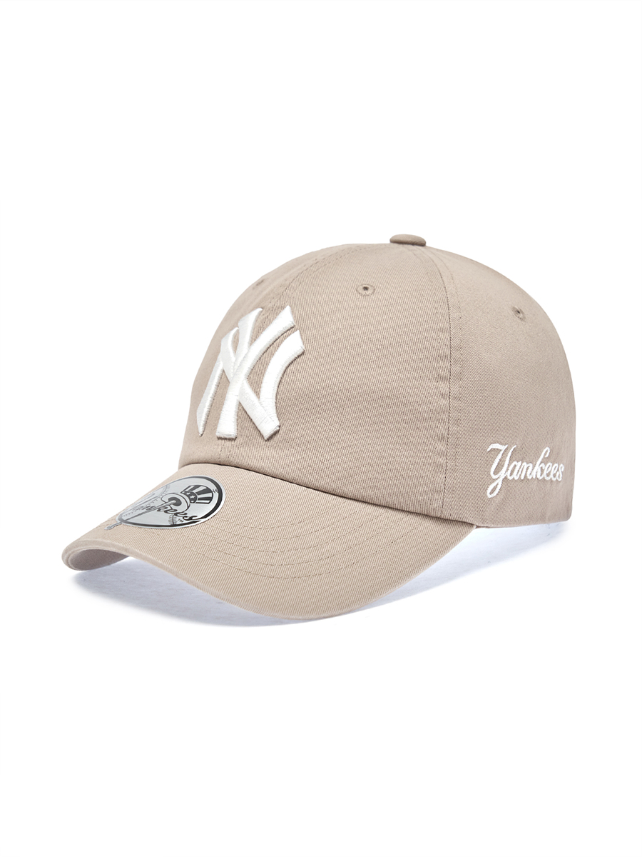 엠엘비 (MLB) 시그니처 언스트럭쳐 볼캡 NY (Beige) (3ACPB245N-50BGS)