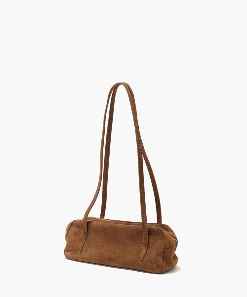 윌로 플루트 미니 숄더백 Willo Flute Bag Mini Suede Camel