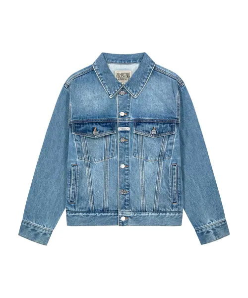 DENIM TRUCKER JACKET light blue