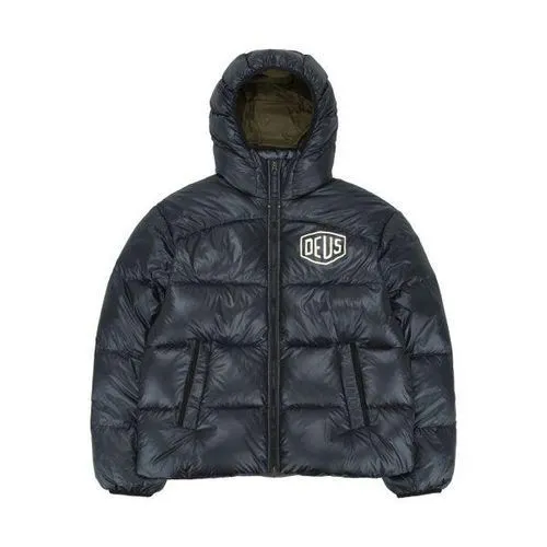 데우스 엑스 마키나 (Deus Ex Machina) Shield Hoodie Down Jacket Black