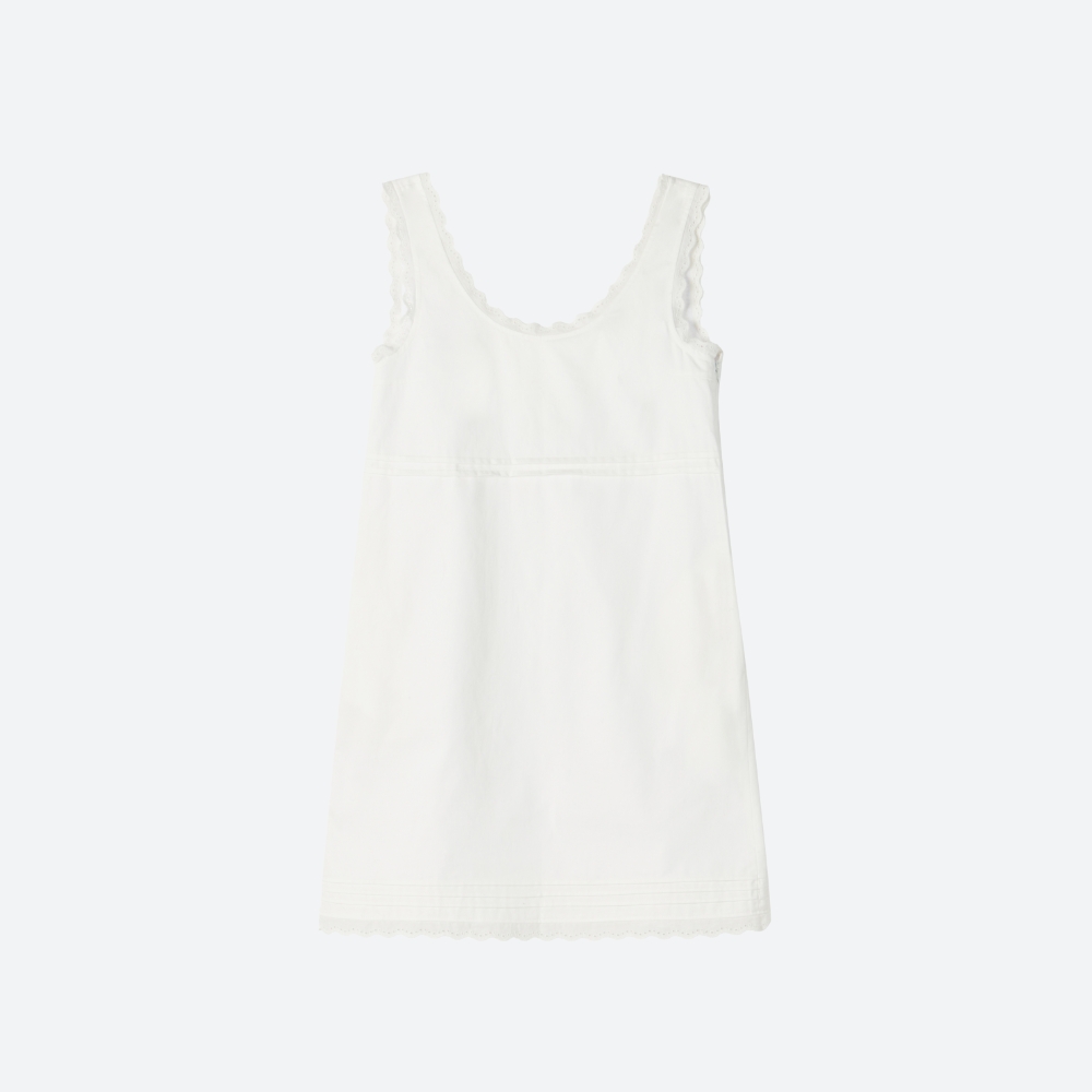 문선 아카이브 (MOONSUN ARCHIVE) MJ Cotton Lace Dress / White