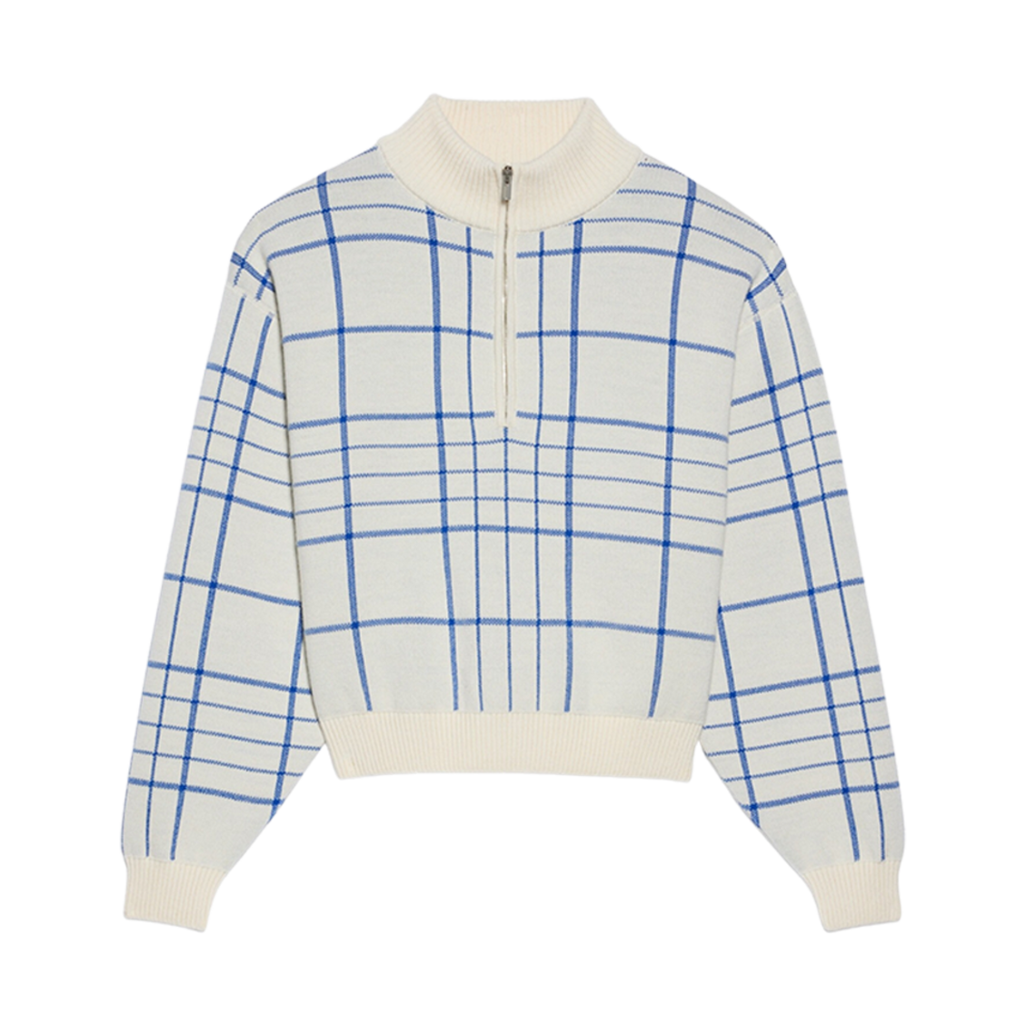 자크뮈스 (JACQUEMUS) 라 마이유 까로 체크 니트 - 멀티 베이지 (236KN155-2321-015)