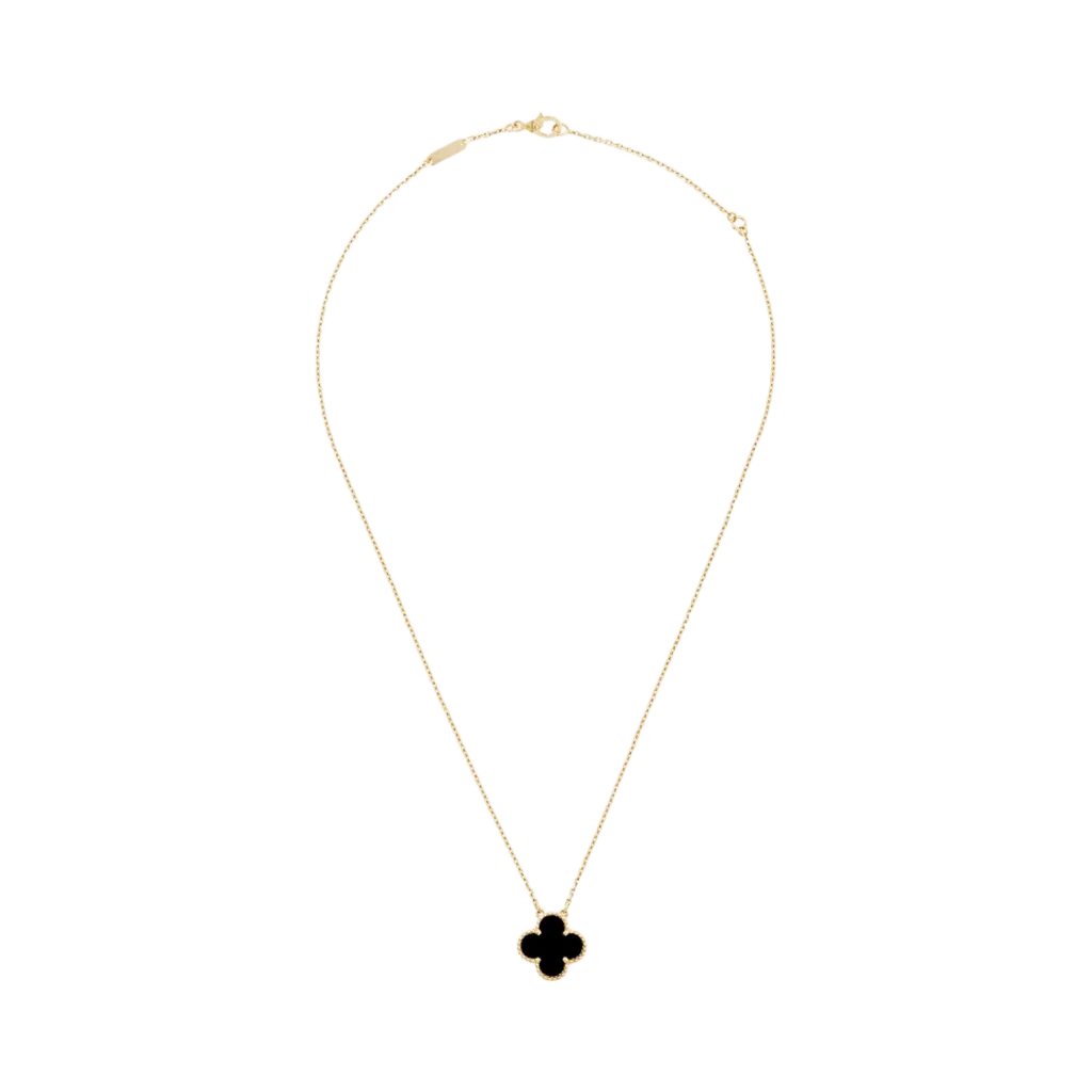 반클리프 아펠 (Van Cleef & Arpels) 빈티지 알함브라 펜던트 옐로 골드 오닉스 (VCARA45800)