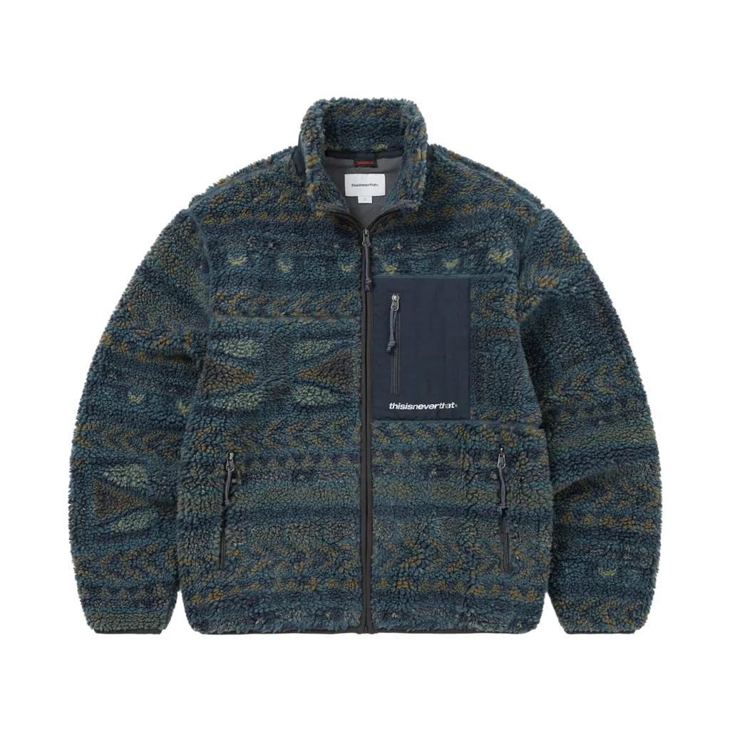 디스이즈네버댓 (thisisneverthat) SP Sherpa Fleece Jacket Navy