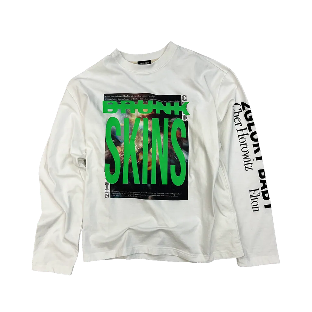 파코서플라이 (PACOSPLY) Skins Long Sleeve White (PC26SSLS02WH)