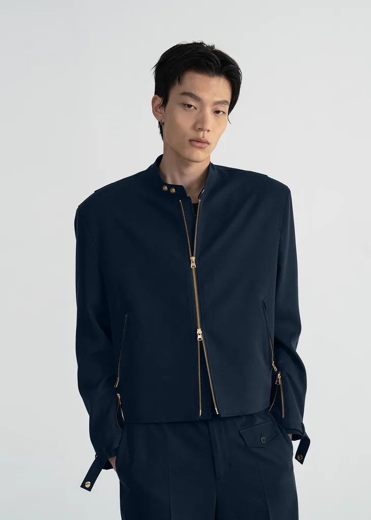 노이스 (NOICE) MOTORCYCLE JACKET - DARK NAVY