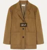 노운베러 (KNOWN BETTER) Soft vegan suede jacket Brown