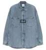 노르디스크 (NORDISK) 포켓 데님 긴팔 셔츠 - U Sky BLUE OUP25401SB