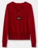 르니나 (LENINA) SALENA wool v neck cardigan red