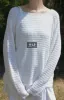 블레티 (VLETI) Boat-neck Long Sleeve Knit (white)