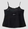 로라로라 (ROLAROLA) FRILL FLARE SLEEVELESS BLACK