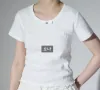 알리에나 (ALIENAR) ALIENAR Cubic ribbon short-sleeved (WHITE)