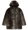 애프터아워즈 (AFTERHOURS) SHEARLING DUFFLE HALF COAT (LEOPARD)