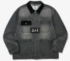 논타입 (NONTYPE) WASHED DENIM WORK JACKET (WASHED BLACK)