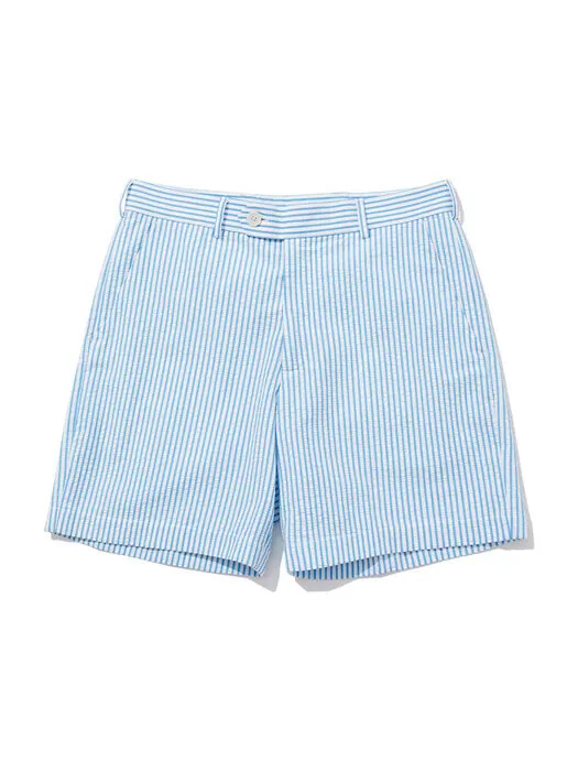 SEERSUCKER SHORTS - BLUE