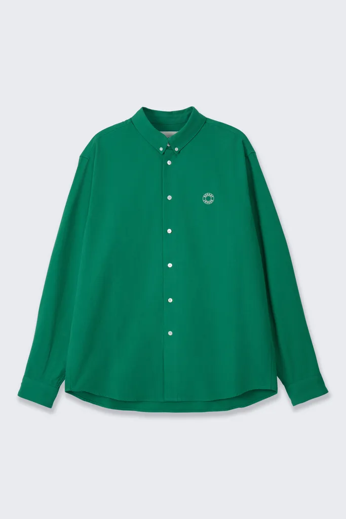 노앙 (NOHANT) LOGO OXFORD SHIRT GREEN